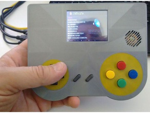 raspi sıfır el konsolunda bilgisayar blender oyun raspberry pi 3d print model - Mito3D