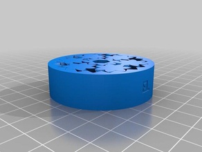 meu personalizada do rolamento da engrenagem 3 partes personalizado 3d print model - Mito3D