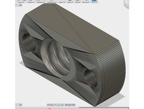 sparkmaker leadscrew nut - 2mm pitch 3d printer parts 3d print model - Mito3D