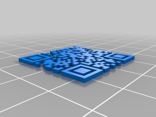 meu personalizados fixo gerador de qr code personalizado 3D print model - Mito3D