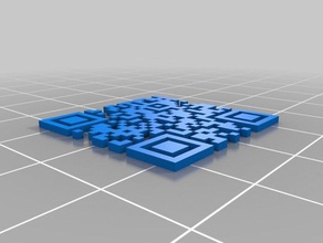 my customized fixed qr code generator 3d print model - Mito3D