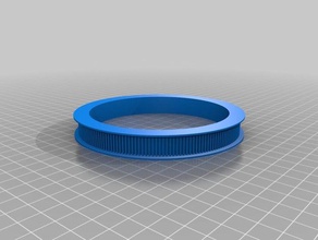 98mm gt2 timing pulley parts customized 3d print model - Mito3D