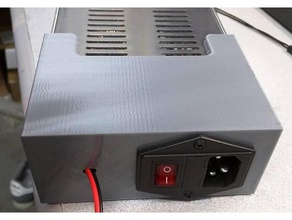 power supply cover meanwell 24-350 3d printer accessories 3d print model - Mito3D
