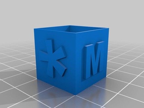 Mama cube 3d-Druck-tests 3d print model - Mito3D