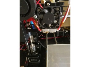 zonestar p802cr2 parte do fã duto de refrigeração Impressora 3d peças ventilador p802 3d print model - Mito3D