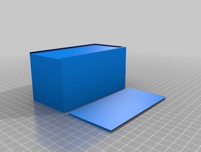 mi personalizados paramétrico redondeado de deslizamiento superior la caja los contenedores personalizado 3d print model - Mito3D