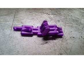 print place fidget chain link toy mechanical toys 3d print model - Mito3D