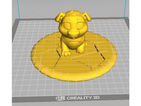 ender-3 test dog animals 3d print model - Mito3D
