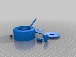 poste recto + curva agujero art 3d print model - Mito3D