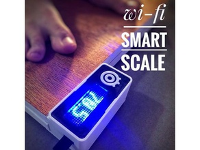 diy wi-fi smart scale gadgets arduino case electronics esp8266 hx711 iot sensor weight 3d print model - Mito3D