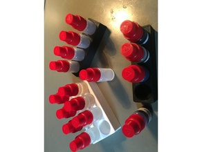raf liquidbottles 10 ml organizasyon 21 mm şişe dampfen dispenser e-sigara flaschen tutucu sıvı 3d print model - Mito3D