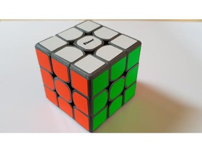 3x3 rubik's cube puzzles cool mechanical moving puzzle rubiks speedcube toy twisty 3d print model - Mito3D