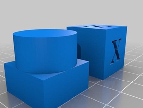 cubos calibraci n La impresión en 3d de las pruebas 3d print model - Mito3D