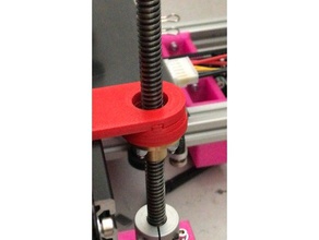 oldham acoplador tevo tarantula Impressora 3d de peças flexível z-mount monte wobble z-oscilação znutmount zwobble 3d print model - Mito3D