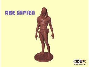 abe sapien figurine 3d scan scans & replicas scanner abesapien comic comics hellboy 3d print model - Mito3D