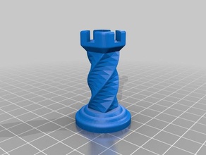 rook di scacchi gioco da tavolo boardgames giochi scacchiera pezzo degli i pezzi torre set rooke rookechesspiece chesspiece 3d print model - Mito3D