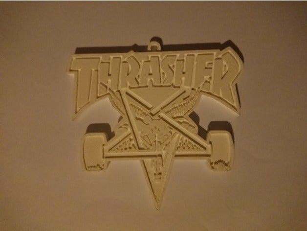 thrasher logo L'impression 3d magazine 3D print model - Mito3D