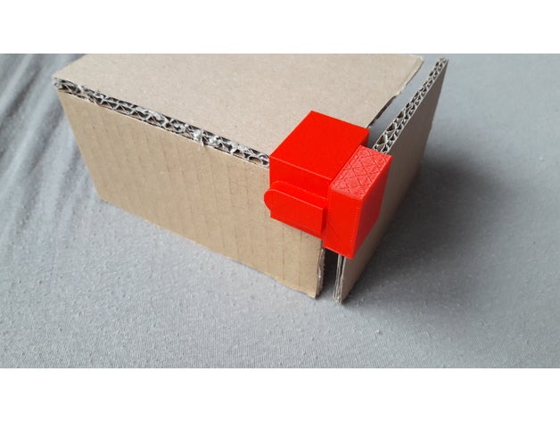 3d en carton coin de pièce verser le montage des boîtes ménage 3dprint accessory la boîte gadget impression jamais vu - pratique 3D print model - Mito3D