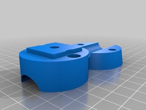 awb clamp mount 0750 - 125 fhbolt 3d printing 3d print model - Mito3D
