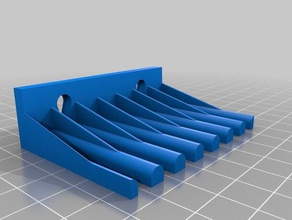 meine angepasste test lead holder-basic-Breite variiert Werkzeug-Halterungen & - Boxen kundengebundene 3d print model - Mito3D