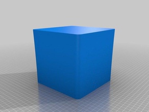 meine angepasste abgerundete quadratische vase, Tasse, Armband-generator Dekor kundengebundene 3d print model - Mito3D