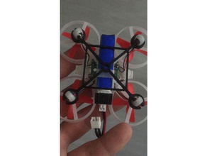 balestrino piccolo grido di stile telaio 65mm 6mm i motori r c veicoli drone fpv fotogramma quadcopter frame 3d print model - Mito3D