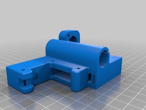 hic - left side z-x axis motor 3d printer parts hictop x mount z-axis 3d print model - Mito3D