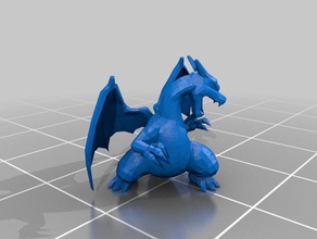 charizard A impressão 3d pokemon 3d print model - Mito3D
