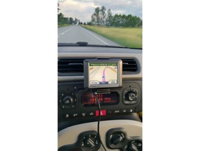 car cd stereo garmin nuvi holder automotive bracket mounting 3d print model - Mito3D