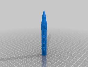 el big ben las estructuras de edificios 3d print model - Mito3D