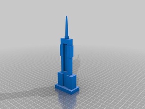 empire state Binası binalar ve yapılar 3d print model - Mito3D