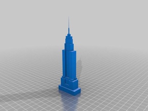 empire state Binası binalar ve yapılar 3d print model - Mito3D