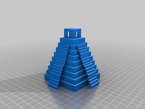 chichen itza buildings & structures 3d print model - Mito3D