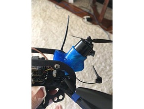 roc ultra light frame axii stubby sma mount hobby axxii quad monsters ultralight 3d print model - Mito3D