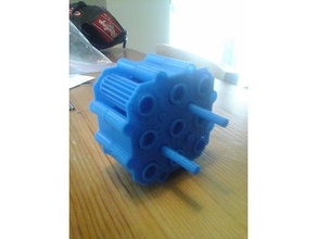 relógio de quebra-cabeça quebra-cabeças mecânico brinquedo rubiks cube sinuoso 3d print model - Mito3D