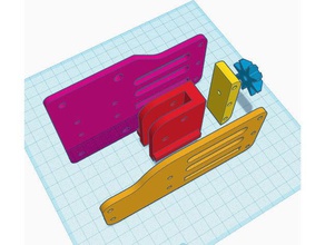 remixada eixo x tensor da correia tevo tarantula Impressora 3d acessórios cinto eixo-x 3d print model - Mito3D