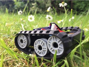 mini lego suivi rover n20 moteurs r c véhicules fpv fpv-rover minuscule trak 3d print model - Mito3D