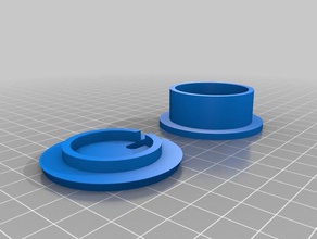 small hole grommet office customized 3d print model - Mito3D