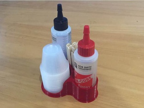 epossidica supporto di bottiglia strumenti la resina titolare 3d print model - Mito3D