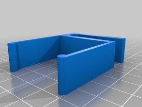 desk cable holder 365 x 15 organization customized 3d print model - Mito3D