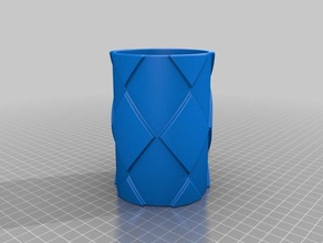 başka bir spiral thingy vazo kalemlik ev 3d print model - Mito3D