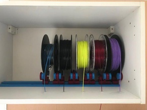 sonsuz biriktirme tutucu 3d yazıcı aksesuarları filaman filament spoolholder makara 3d print model - Mito3D