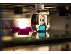 ultimaker 2 e3d radyal fan monte edin 3d yazıcı ekstruder 3d print model - Mito3D
