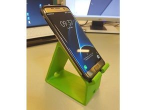 samsung galaxy s7 edge dock mobile phone charging station handy stand 3d print model - Mito3D
