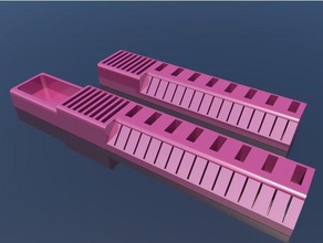 usb sd microsd tutucu tepsi & fix organizasyon masaüstü micro kart sahibi Organizatör stick yararlı 3d print model - Mito3D