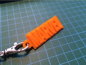 marvel Schlüsselanhänger 3d-drucken keychain 3d print model - Mito3D