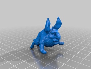 rabbitiger heykeller 3d print model - Mito3D
