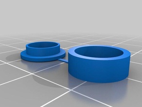 screw cover replacement parts 3d print model - Mito3D
