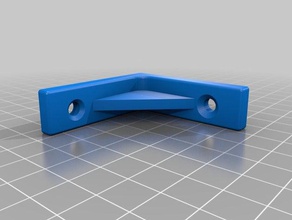 l bracket corner braced parts 3d print model - Mito3D