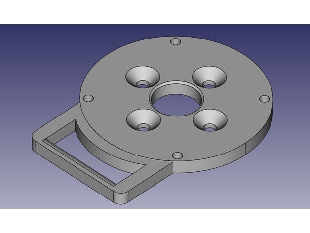 suporte do motor volantex asw 28 v2 cabo catcher soporte con colector de cabos r c veículos 3D print model - Mito3D